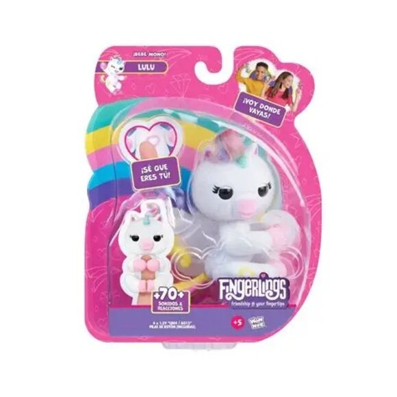Fingerlings: Friendship @Your Fingertips - Baby Lulu Unicorn by WowWee - Picture 2 of 2
